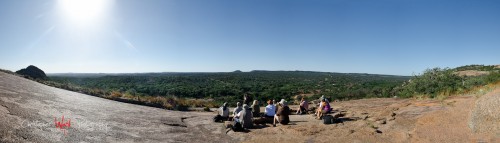 Enchanted Rock Panorama How To