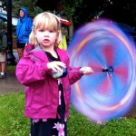 Lily Spinning an Umbrella
