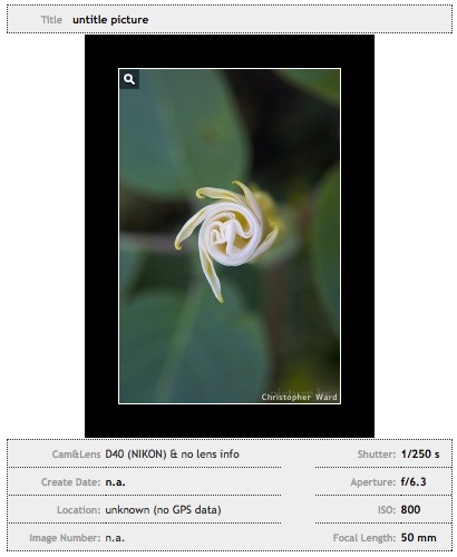 Exzo EXIF